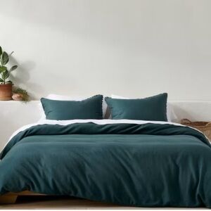 Casaluna King Linen Blend Duvet Cover
